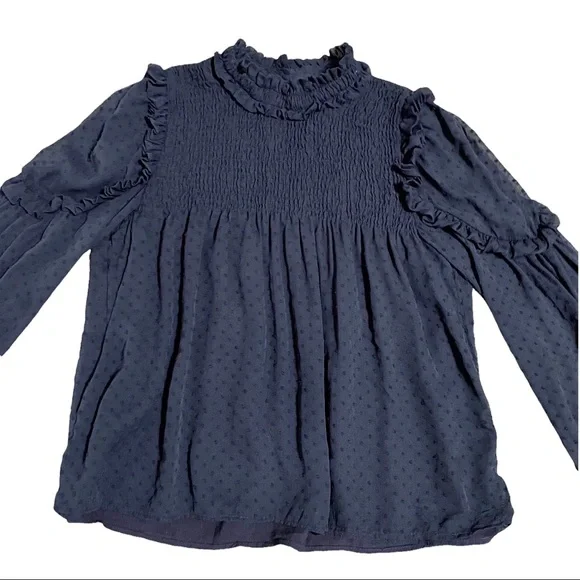 Zara‎ Plumetis Top Black - Picture 9 of 12